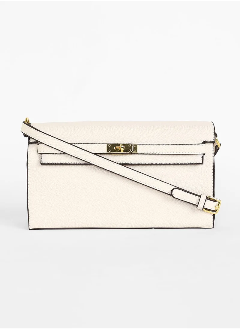 صوص هاوت The Overlap Sling Bag - Powder White