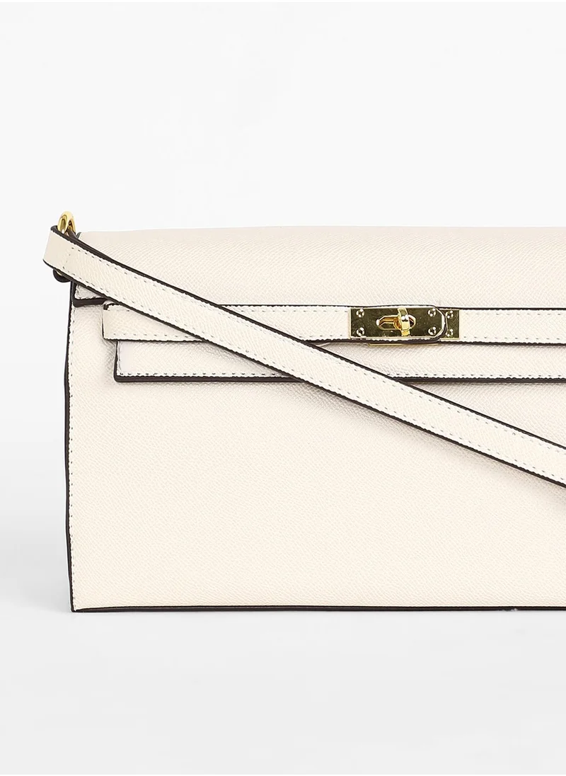 صوص هاوت The Overlap Sling Bag - Powder White