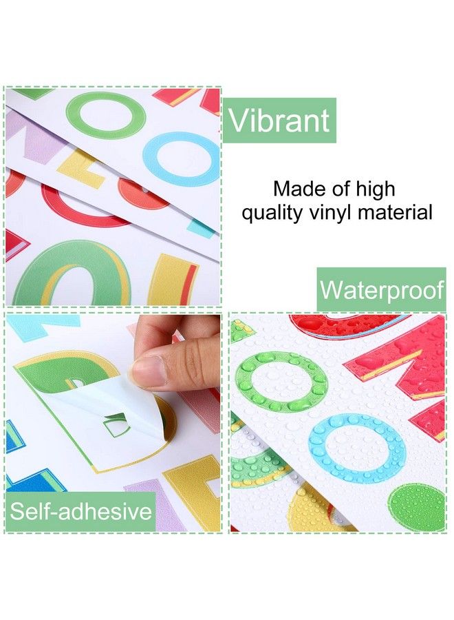 Zonon 6 قطع ملصقات حائط ملونة ملهمة عبارات تحفيزية ملصق حائط "أنت أشجع مما تعتقد" ملصقات لفصل دراسي أو حضانة أو ديكور منزلي للأطفال - Image 4