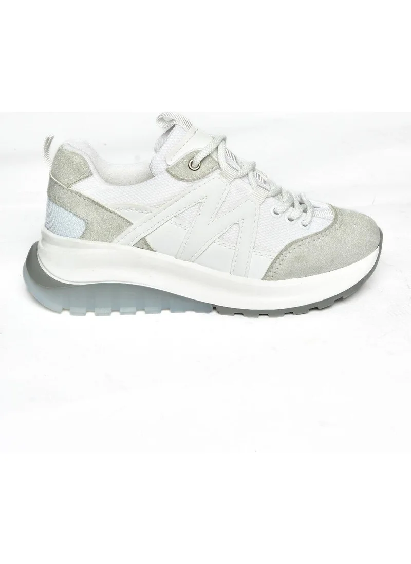 Fox Shoes S973113002 White Suede Women's Sports Shoes Sneakers