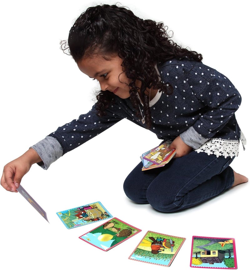 eeBoo Animal Village Create A Story Pre-Literacy Cards - 36 Illustrated Cards for Imaginative Storytelling, Ages 3 and Up - Image 3