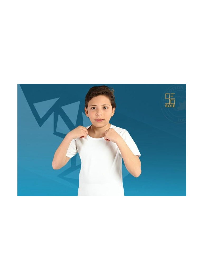سوي طقم ولادي قطن 100% نصف درزن - Image 1