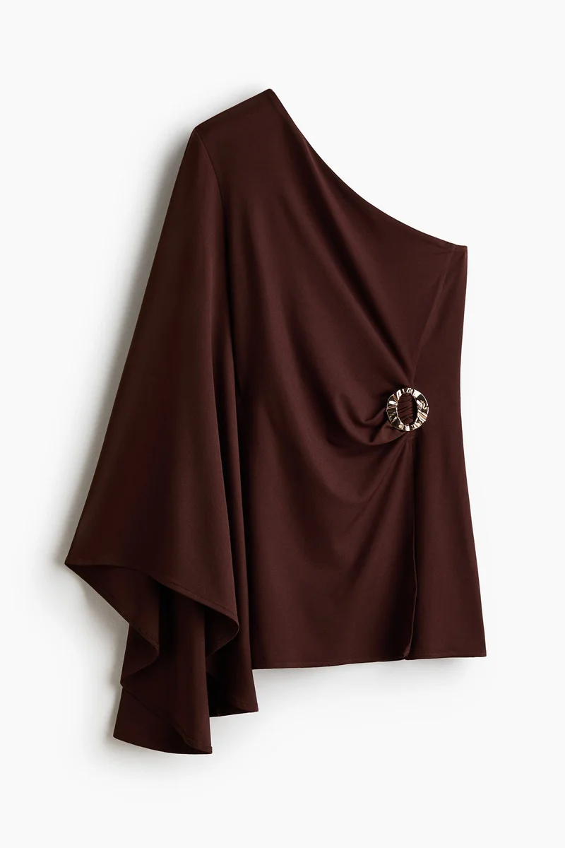H&M Draped one-shoulder top
