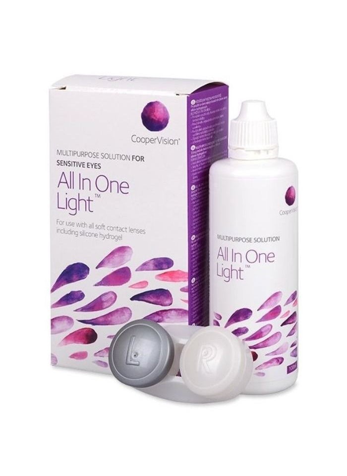 CooperVision - All In One Light Contact Lens Solution 100 ML - Image 1