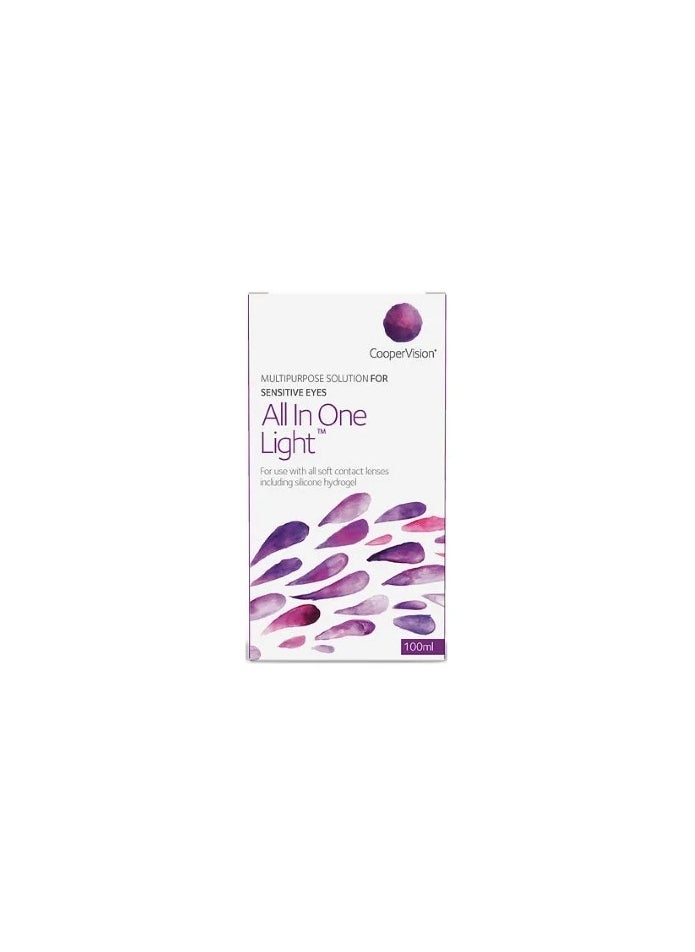 CooperVision - All In One Light Contact Lens Solution 100 ML - Image 1