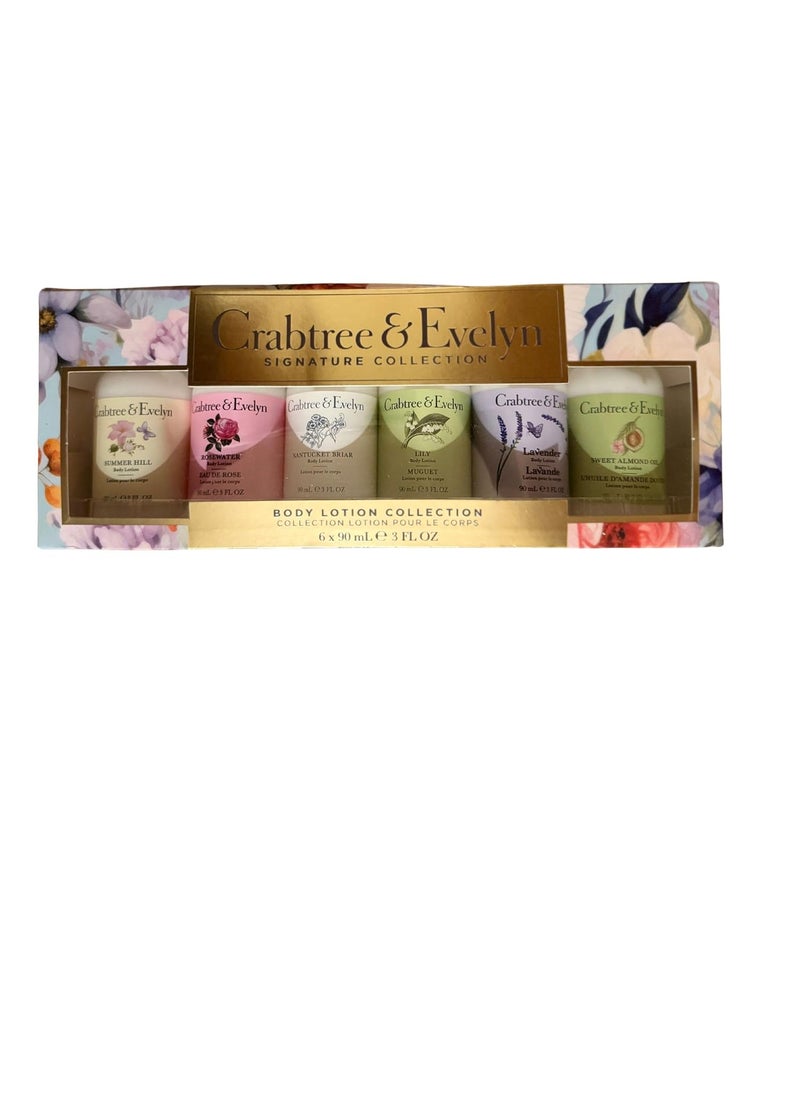 Crabtree & Evelyn Crabtree  Evelynn Signature Collection Body Wash Crabtree  Evelynn Body Lotion Collection Summer HillRosewaterNantucket BriarLilyLavender and sweet almond oil 