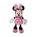 Disney Store Official Minnie Mouse Pink Dress Medium Soft Toy for Kids Cuddly Character with Fuzzy Texture and Embroidered Details Disney Plushy Suitable for All Ages - Image 3
