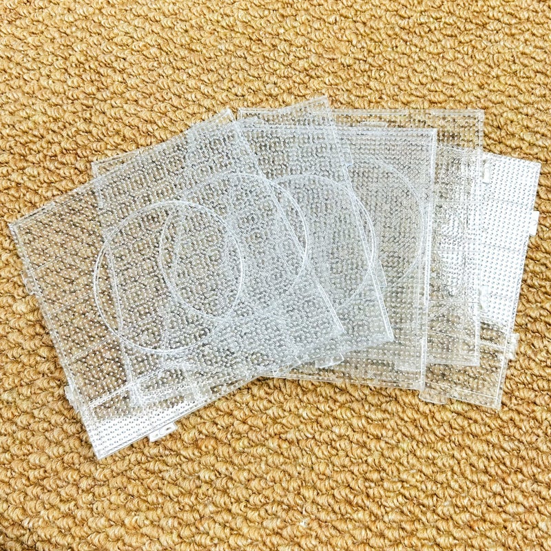5 Transparent Square Bead Boards With Round Template For 2.6Mm Beading - Image 5