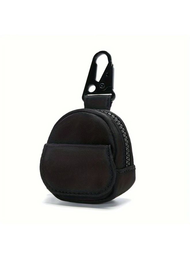 Black Headphone And Key Holder Wallet With Hook For Outdoor Activities - Image 5