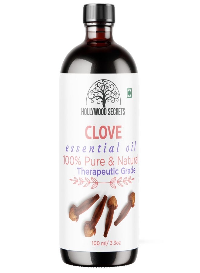 Hollywood Secrets Pure Clove Essential Oil Therapeutic Grade 100ml - Image 1