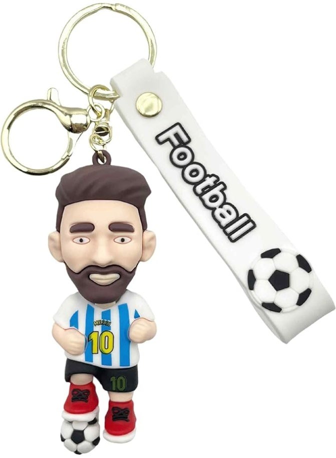 YD Messi Football Star Jersey Key Chain Pendant Car Key Chain - Image 1