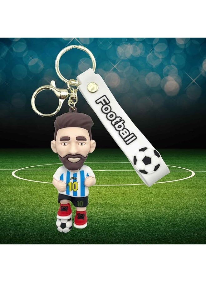 YD Messi Football Star Jersey Key Chain Pendant Car Key Chain - Image 4
