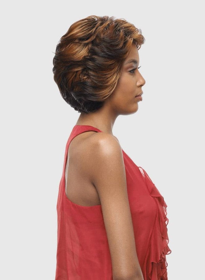 VANESSA Fashion Wigs Medium Short Length Layered Wavy Style Heatwave Full Volume Synthetic Hair Wig - KIMEE (1) - Image 4