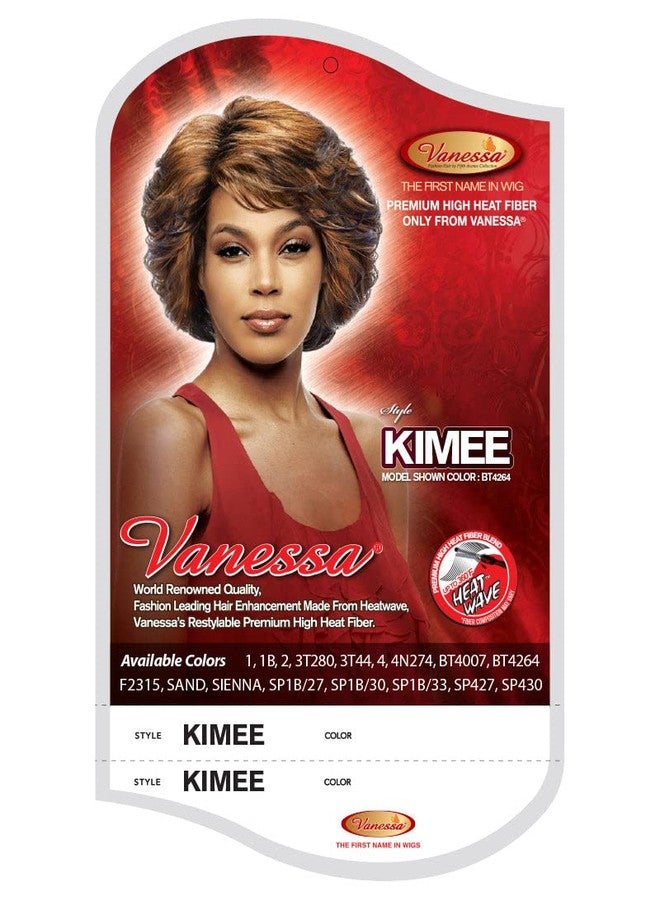 VANESSA Fashion Wigs Medium Short Length Layered Wavy Style Heatwave Full Volume Synthetic Hair Wig - KIMEE (1) - Image 5
