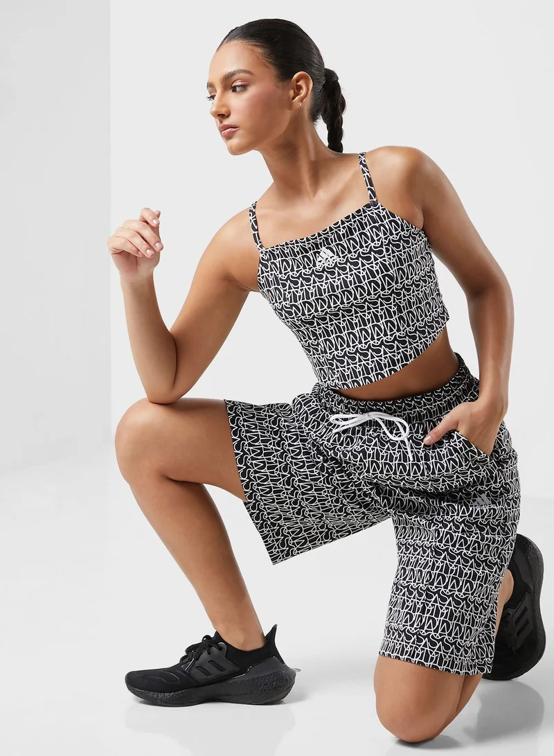 Adidas Brand Love Cropped Top