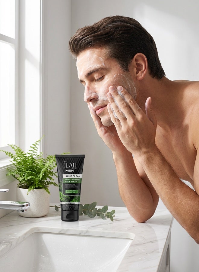 فياح غسول الوجه للرجال من فيا لعلاج حب الشباب 150 مل - تركيبة تنظيف عميق والتحكم في الزيوت - Image 2