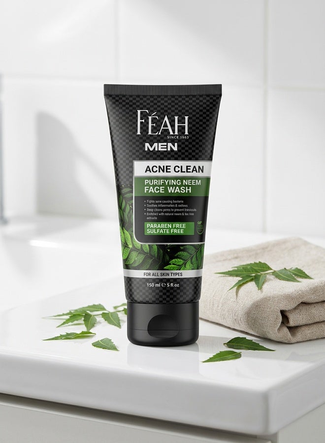 فياح غسول الوجه للرجال من فيا لعلاج حب الشباب 150 مل - تركيبة تنظيف عميق والتحكم في الزيوت - Image 5