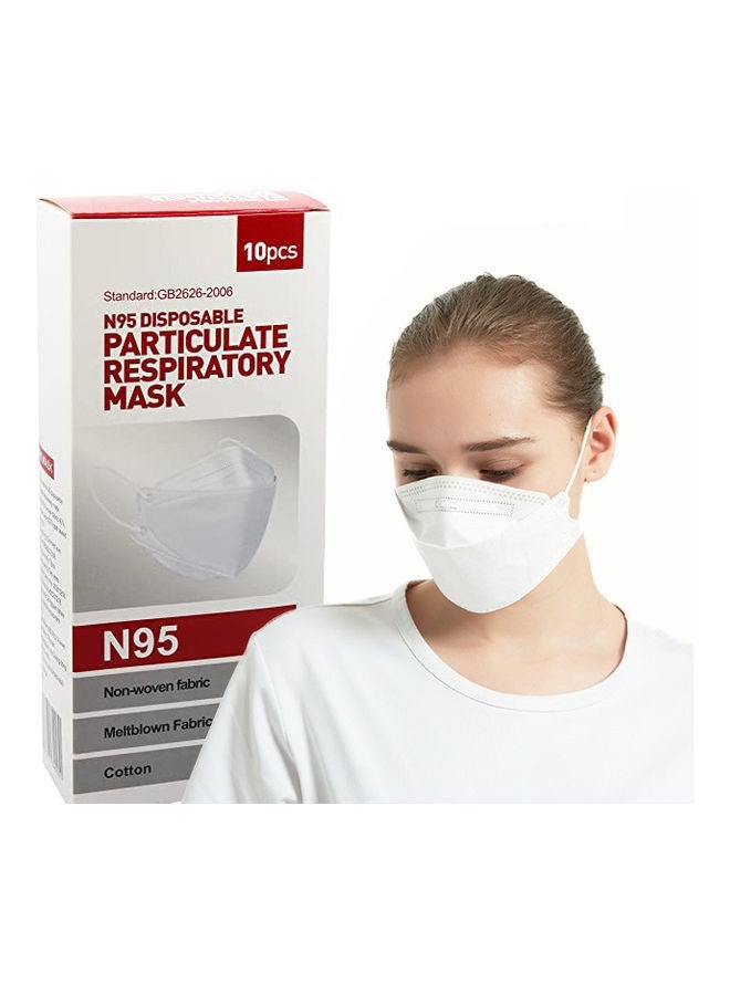 MAC Jabags 10-Piece N95 Disposable Particulate Respiratory Nanofiber Face Mask - Image 3