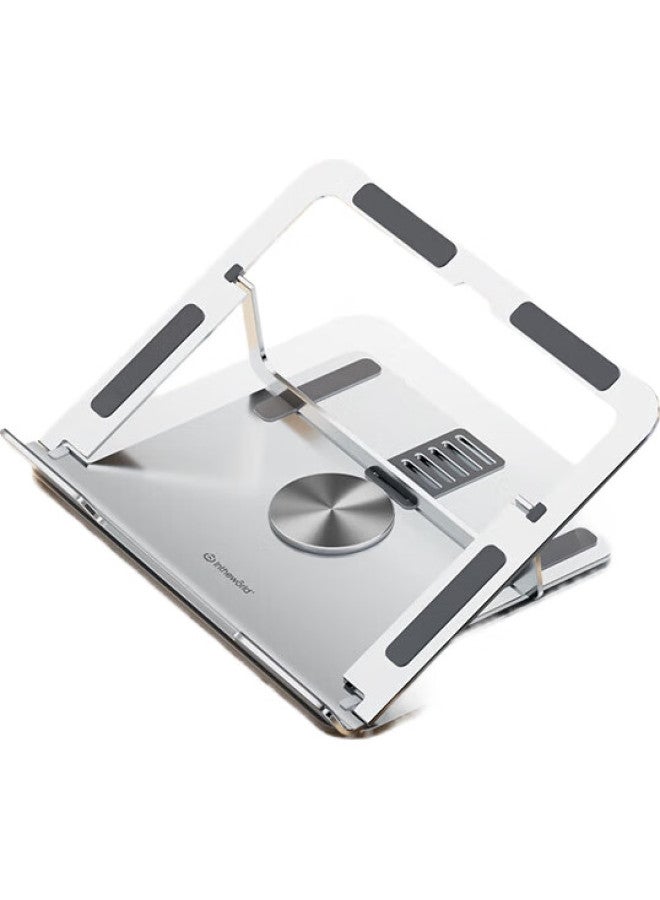 Jichuan Laptop Stand Cooling Rack, Aluminum Alloy Portable Folding 360-Degree Rotating Computer Desk Stand, Vertical Height Adjustable Stand For Apple, Huawei, Lenovo Legion Laptops - Image 3