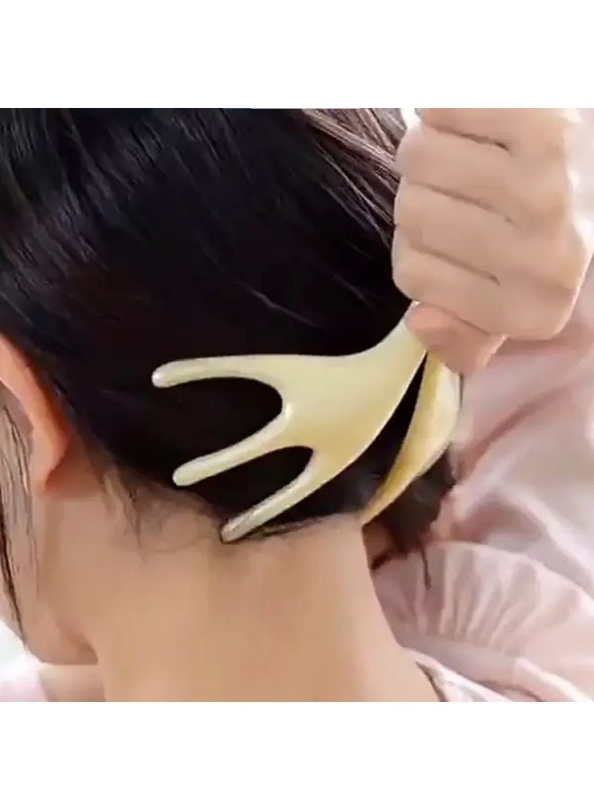 روز ريد هيد ماساجر محمول يدوي على شكل ضفدع أداة العناية بالشعر - Image 3