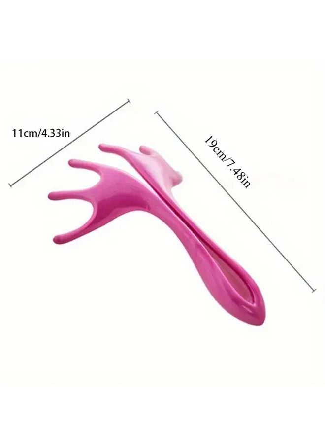 روز ريد هيد ماساجر محمول يدوي على شكل ضفدع أداة العناية بالشعر - Image 4