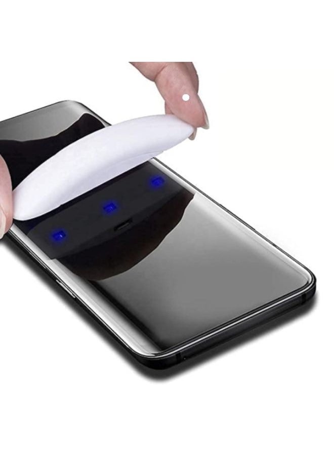 Privacy Screen Protector for Vivo V50 Lite, UV Protection, Fingerprint sensor compatible