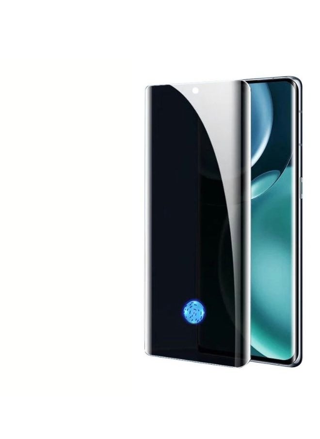 Privacy Screen Protector for Vivo V50 Lite, UV Protection, Fingerprint sensor compatible