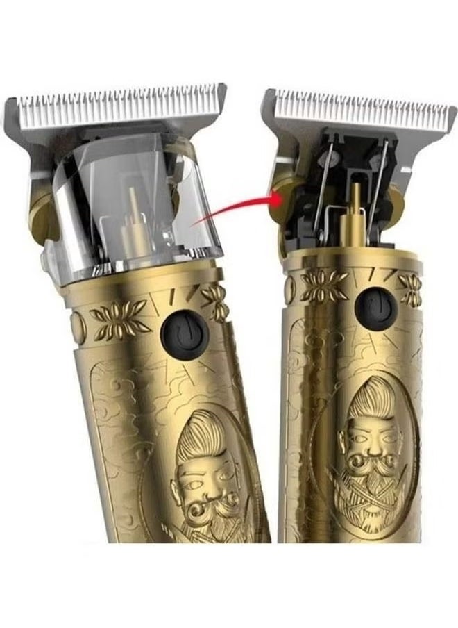Generic - Rechargeable Hair Clippers with Zero Gapped Professional Hair Trimmer Model V-085 - Image 1