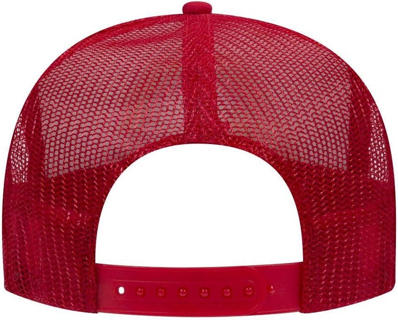Polyester Foam Front 5 Panel High Crown Mesh Back Trucker Hat