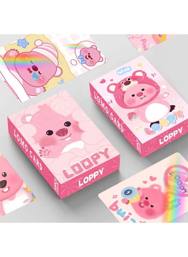NIBEMINENT 30 Pcs Cartoon LOOPY Double-sided Lomo Cards Card For Fans Collection Gifts - Image 1