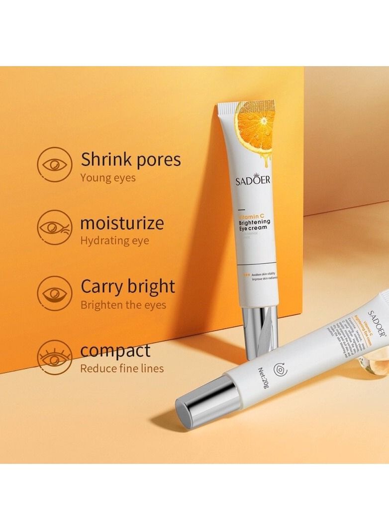SADOER vitamin c brightening eye cream _ aloe vera moisturizing cleanser - Image 4