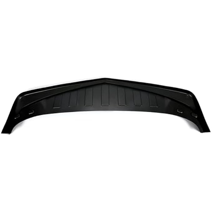 HECASA Front Bumper Lip Compatible with 2014-2015 Chevy Camaro SS/Z28 Under Chin Spoiler Splitter PP Plastic Unpainted Black - Image 5