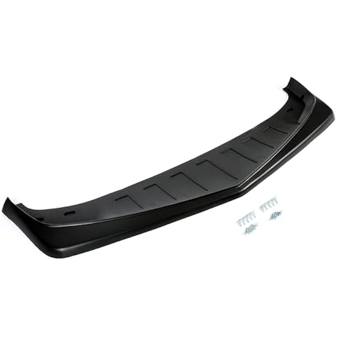 HECASA Front Bumper Lip Compatible with 2014-2015 Chevy Camaro SS/Z28 Under Chin Spoiler Splitter PP Plastic Unpainted Black - Image 3