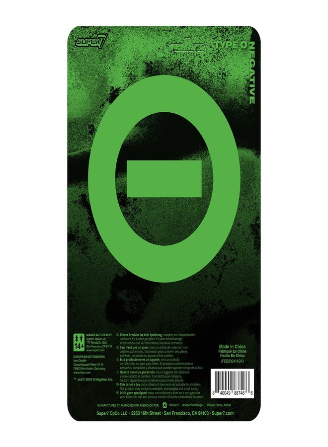 Super7 Type O Negative Peter Steele - 3.75" Type O Negative Action Figure with Accessory Heavy Metal Collectibles and Retro Toys - Image 3