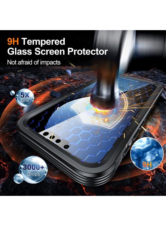 نيبمينينت جراب ميراكيس المغناطيسي لـ آيفون 16e - غلاف كامل للجهاز مع واقي زجاجي مدمج، 【متوافق مع ماغسيف】 غلاف عسكري المقاوم للصدمات بقياس 6.1 بوصة - Image 3