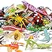 Yeonhatoys 76 Pack Mini Plastic Bug Set Realistic Insects Toy for Child Fake Bugs Figure for Kid Toddler Insect Themed Party Favors Gift Cupcake Topper Education School Classroom reward Sensory Bin Filler - Image 3