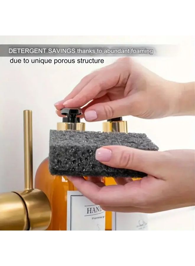 10pcs Non Stick Kitchen Cleaning Sponges Heavy Duty Oil Free For Dishes Pans Grills - Image 5