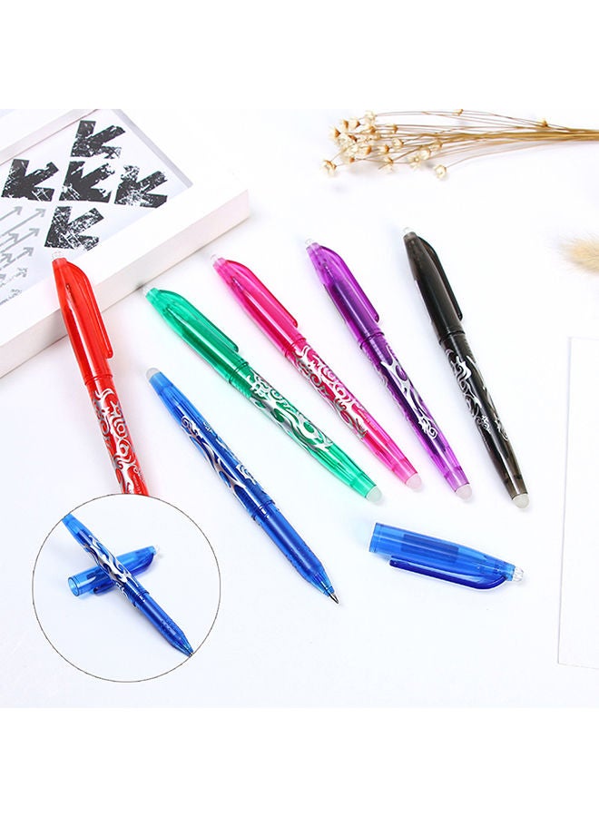 NIBEMINENT 9-Piece Erasable Bullet Neutral Gel Pen Set Multicolour - Image 3