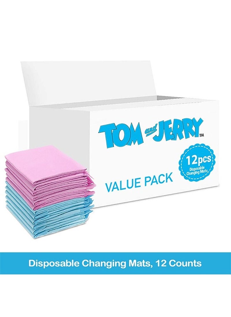 Tom And Jerry Tom And Jerry Disposable Changing Mats, 12 Counts  - Image 2