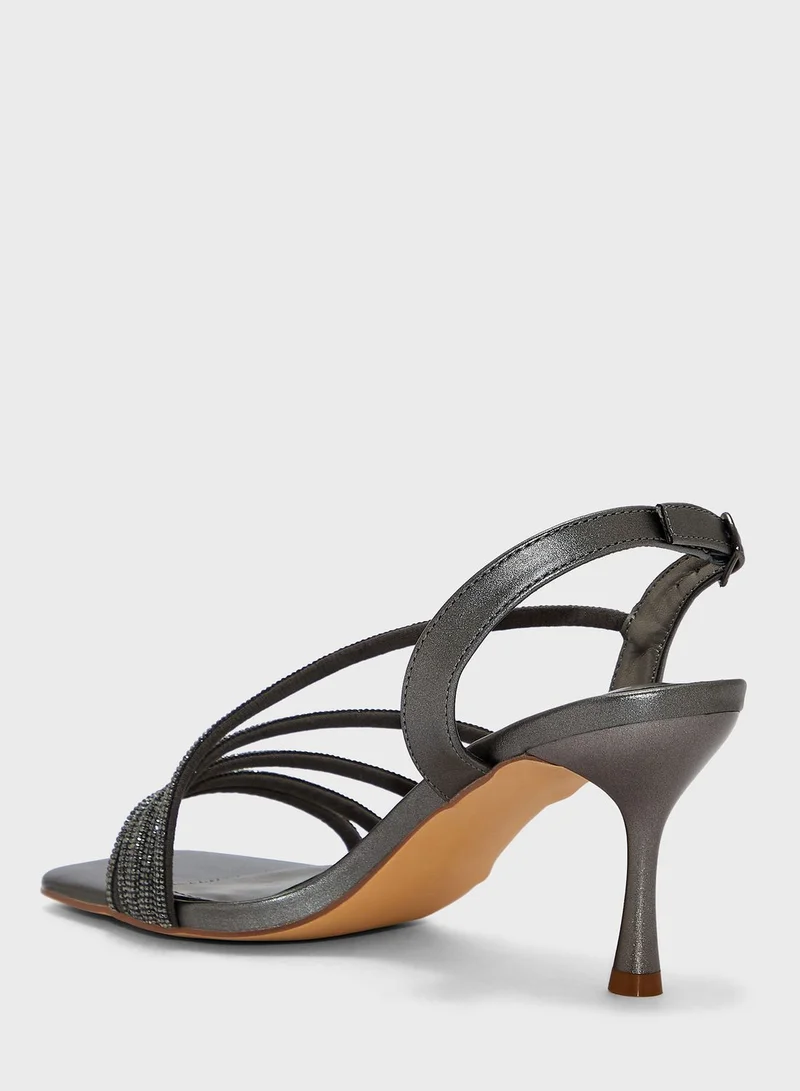 ايلا ليمتد اديشن Strappy Embellished Heeled Sandals