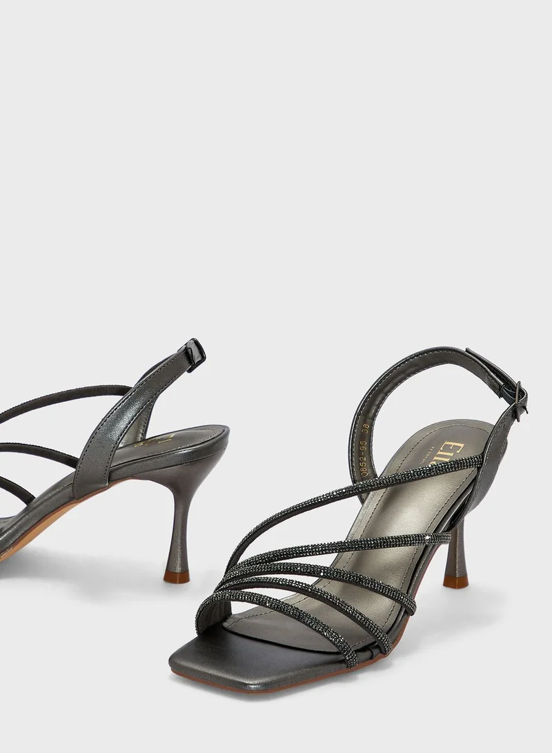 ايلا ليمتد اديشن Strappy Embellished Heeled Sandals