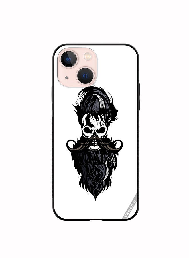 VR CREATIVE Protective Case Cover For Apple iPhone 14 Plus Skull Beard Design Multicolour - Image 1