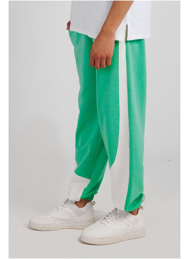 ASTK - Men SWEATPANTS WITH CONTRASTED CUTLINE - Image 1