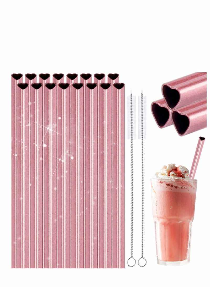 نيبمينينت Stainless Steel Straws Reusable Metal Drinking - Image 1