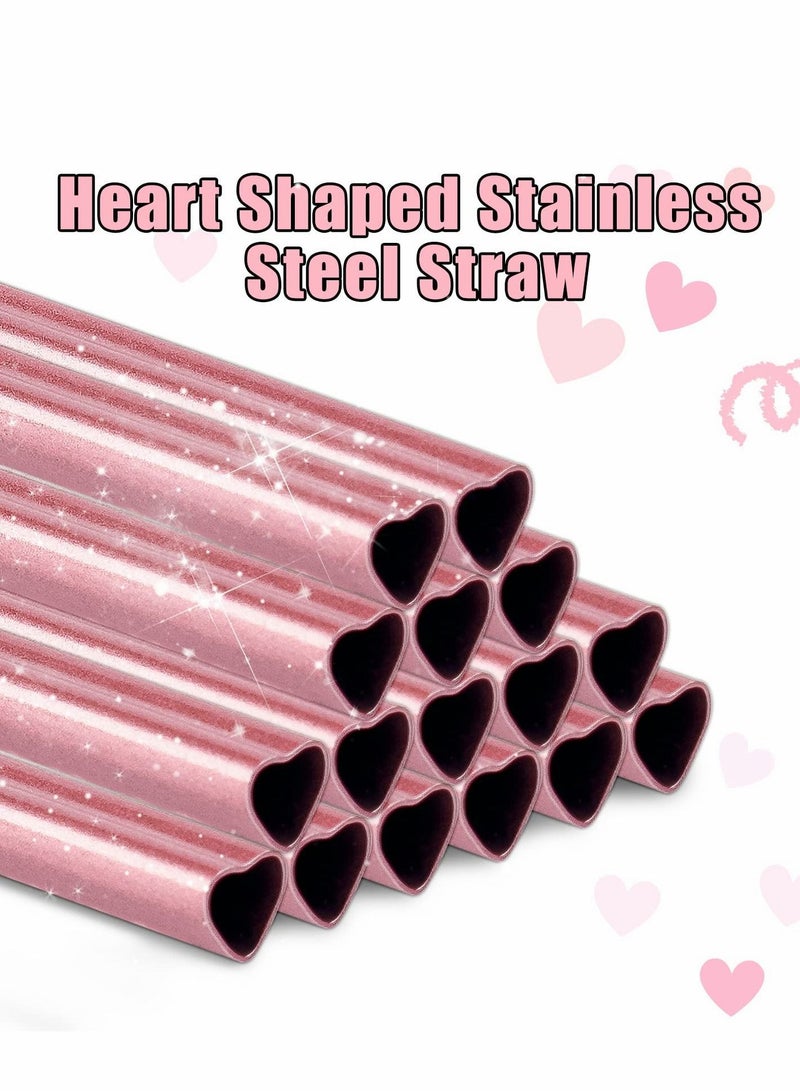 نيبمينينت Stainless Steel Straws Reusable Metal Drinking - Image 3