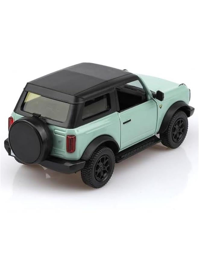 1/36 Scale Ford Bronco Diecast Car Models,Pull Back Vehicles Bronco Toy Cars,Cars Gifts for Boys Girls （Shelter Green） - Image 2