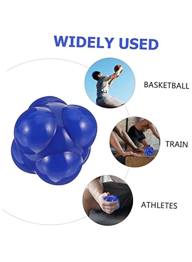Generic Goalkeeper Training Balls Beginner Reaction Ball Speed Reflex Ball Speed Training Tool Exercise Fitness Agile Ball Indoor Baseball Fitness Balls Bouncing Ball Hexagon - Image 3