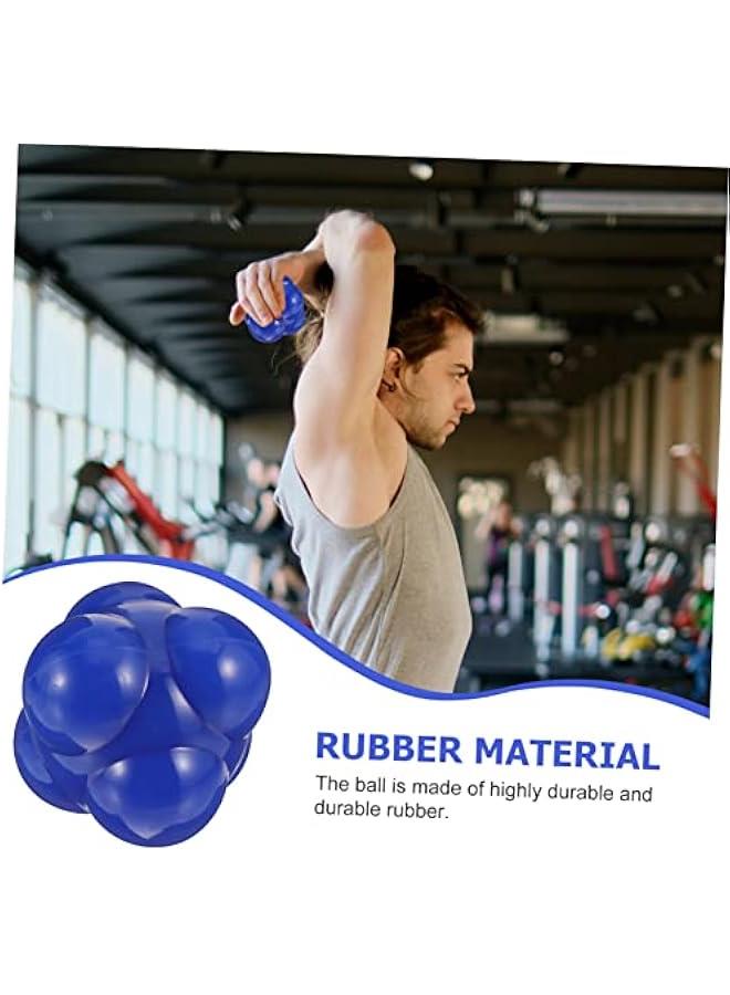 Generic Goalkeeper Training Balls Beginner Reaction Ball Speed Reflex Ball Speed Training Tool Exercise Fitness Agile Ball Indoor Baseball Fitness Balls Bouncing Ball Hexagon - Image 5