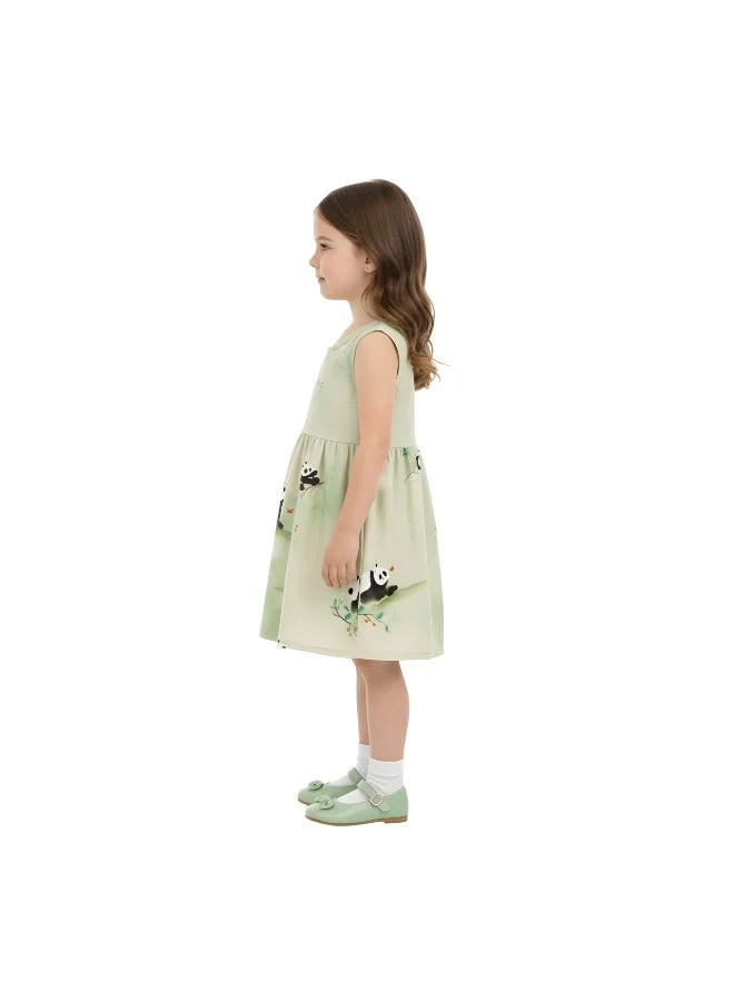 Bidani Amira Printed Panda Casual Dress