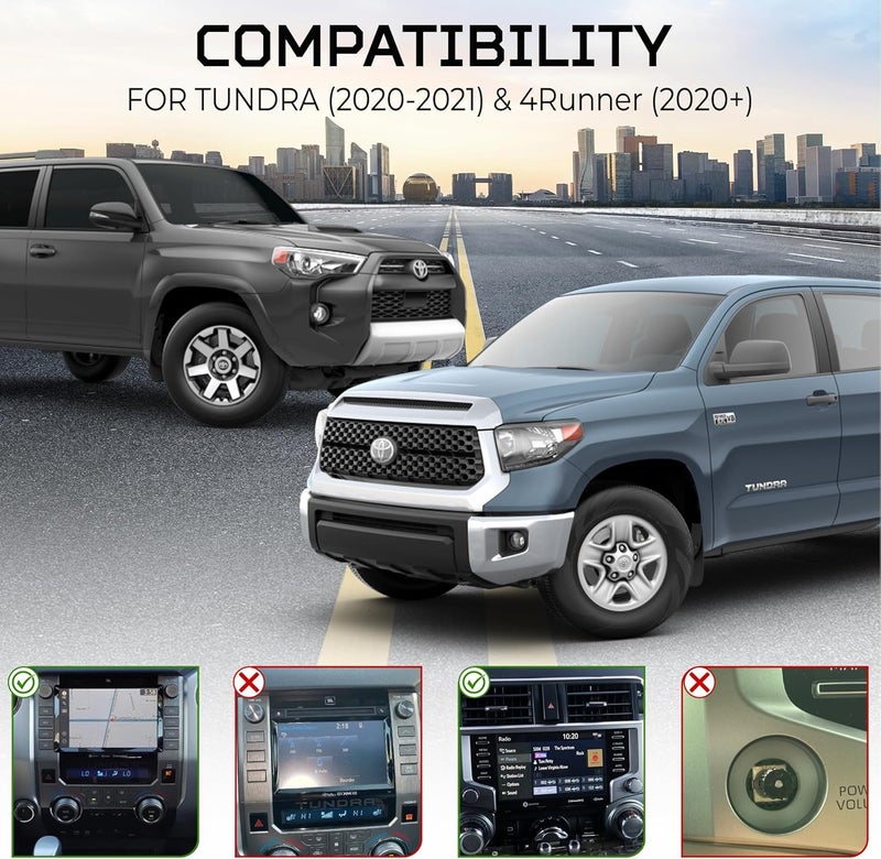 AJT DESIGN Radio Knobs for Toyota Tundra and 4Runner - Image 2